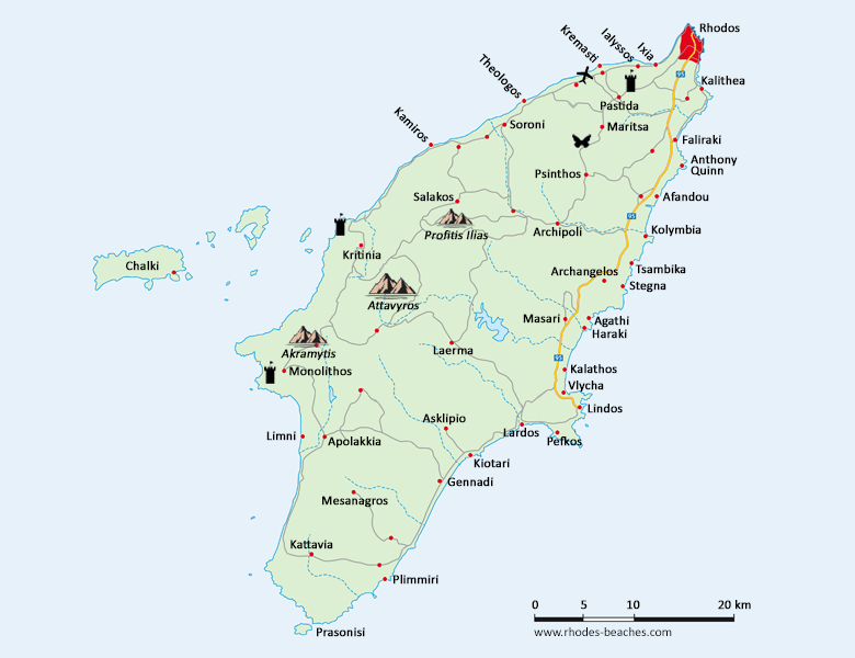 Rhodos karta